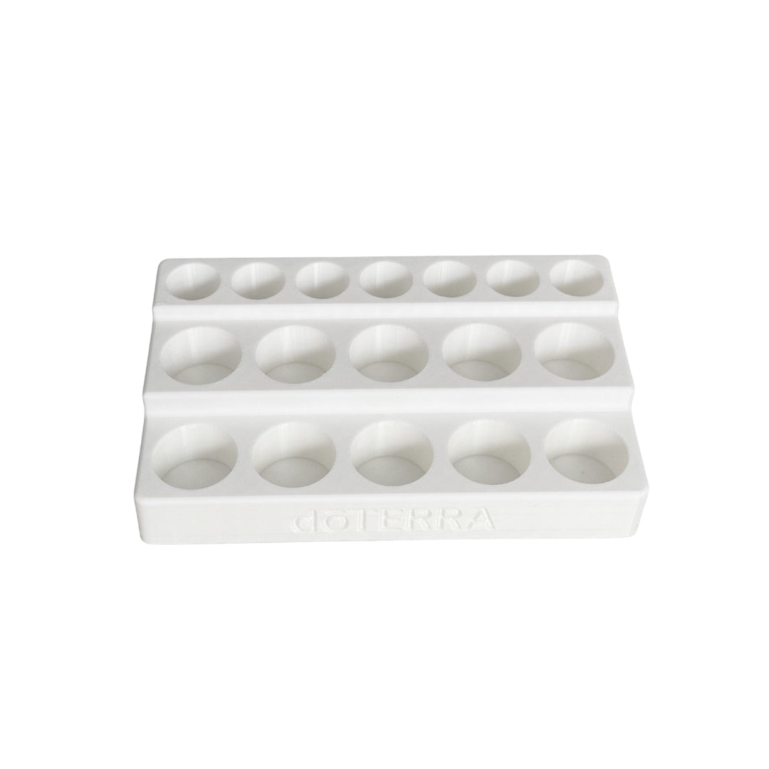 Suport organizator pentru uleiuri esențiale doTERRA – Printat 3D | Stand pentru 17 sticluțe
