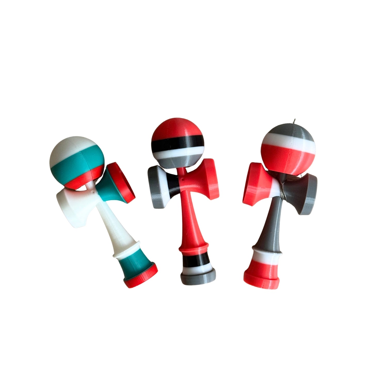 Kendama Printată 3D din PETG/ABS – Personalizabilă și Multicolor