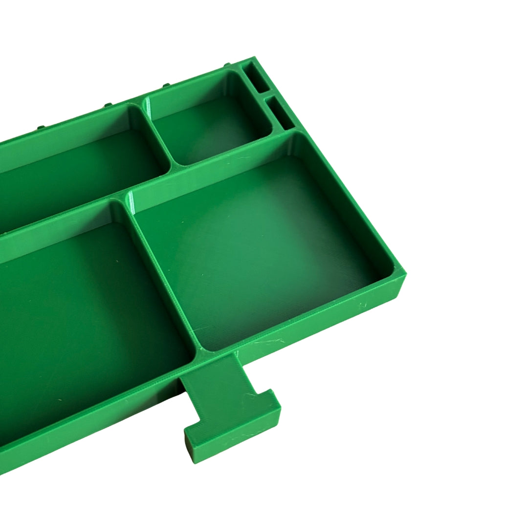 Suport Accesorii Pescuit pentru Rod Pod Dayko & Meccanica Vadese – Tavă Multifuncțională, Print 3D PETG