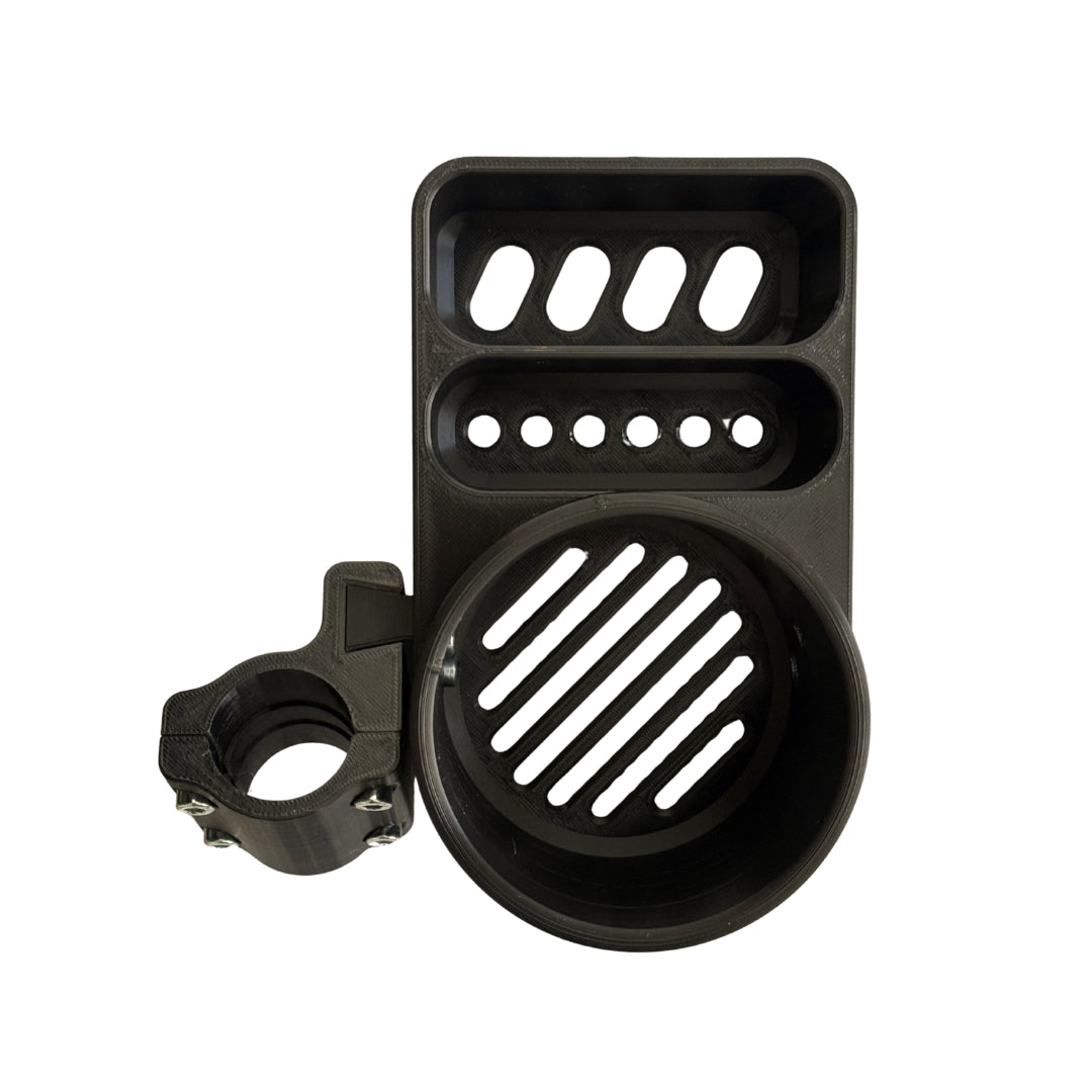Suport Premium Printat 3D pentru Scaun de Pescuit – Holder pentru Bere, Telefon & Accesorii