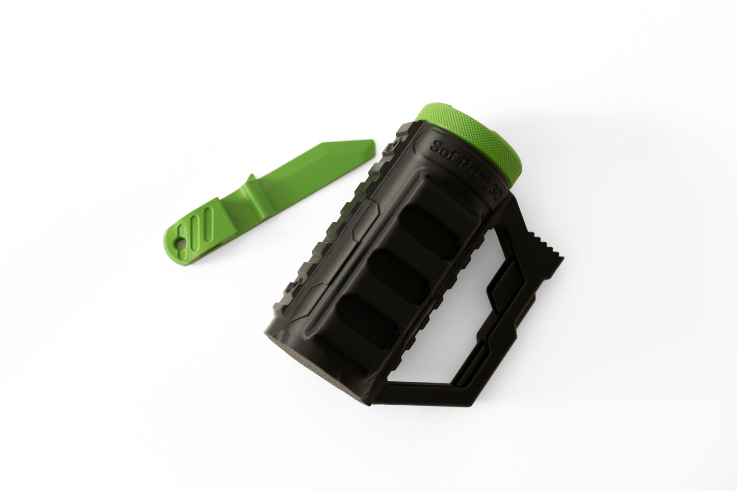 Suport de bere 0.33L – Printat 3D, design tactic